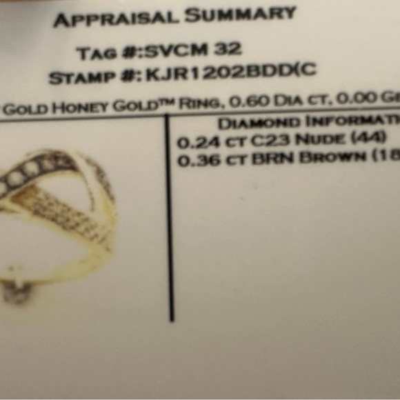 LeVian 14 kt Gold honey gold ring Size 7 - Picture 6 of 8